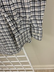 Van Heusen plaid button-down shirt size XL. Long sleeve. 55/45 cotton/poly. EUC