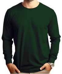DRI-FIT Long Sleeve T-Shirts, UPF 50+ Sun Protection Shirt FOREST GREEN