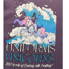 Port & Company Fantasy Fest 2023 Key West Purple Graphic T-Shirt Mens XL