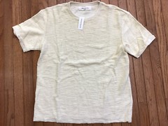 New PacSun Men’s Off White Pullover Size Large Textured Crew Neck Cotton Poly
