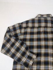 NorthWest Territory L/S Shirt Mens Large Brown Plaid Outdoors 100% Acrylic