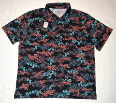NEW Under Armour The Playoff 3.0 Printed Performance Golf Polo Shirt 3XL Floral