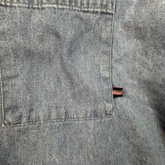 Dickies Men’s L Blue Denim Work Shirt Button Down SEE DESCRIPTION