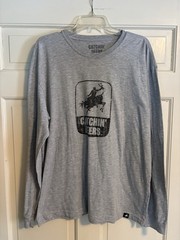 Catchin’ Deers Long Sleeve Funny T-Shirt. 90/10 Cotton/poly