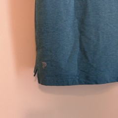 Public Rec Go To Polo Shirt Mens Large Blue Teal Performance Rugby Casual