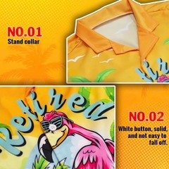 Lama Happiness Smile Mix Color Hawaiian Shirt