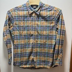 Carbon 2 Cobalt Long Sleeve Button Up Shirt Colorful Mens Size Large