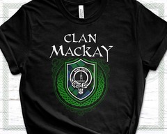 Scottish Clan MacKay Surname Scotland Tartan and Clan Badge