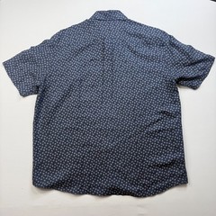 Johnnie-O Hangin Out Men’s XL Navy Paisley Short Sleeve Button Up Shirt