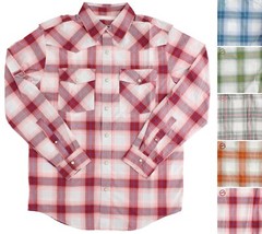 Magellan Outdoors Men’s Shirt Pecos Ridge Classic Fit, Moisture Wicking Nylon LS