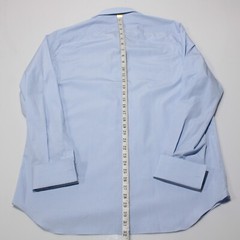 Italo Ferretti NWD Dress Shirt Size 19 47 In Light Blue & White French Cuff