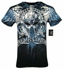 Xtreme Couture by Affliction Men’s T-Shirt DEALER Biker Black MMA S-5X