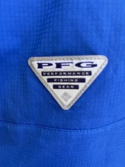 Columbia Fishing Shirt Long Sleeves Blue PFG Omni Shade Men’s XL
