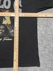 POLO G Black American Rap Artist Shirt Hall Of Fame XL Iced Out Faded Music Tour