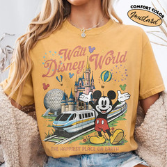 Mouse Magic Kingdom Shirt, The Happiest Place On Earth Tee