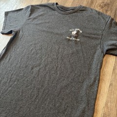 New Orleans French Quarter Embroidered Logo T-Shirt Mens Size Medium Crew Neck