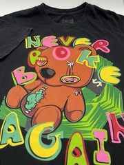 Never Broke Again Shirt Mens XL Black Money Bear Graphic Tee NBA YoungBoy