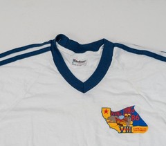 True Vintage 80s Single Stitch Biker Tee Size M California West Coast Ringer