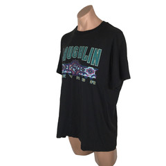 Vtg 80s 90s LAUGHLIN NEVADA Native American travel vacation T-shirt Black XL USA