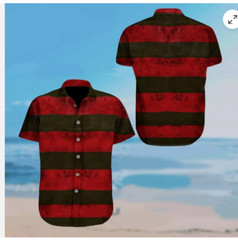 Freddy Krueger Cosplay Costume Halloween Horror Movie 3D HAWAII SHIRT BEST PRICE