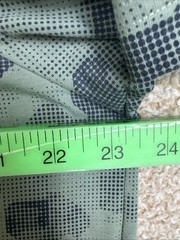 Adidas Golf Shirt Mens Large Green Blue Polo Performance All Over Print Stretch