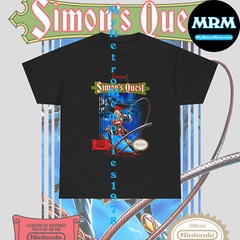 NEW Castlevania II NES Nintendo Box Art Design Black or Gray T-Shirt S-5XL
