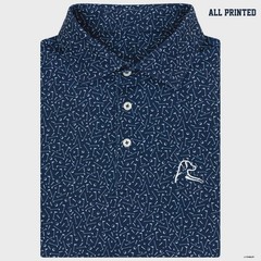 The Mulligan Men’s Short Sleeve Performance Polo Casual Golf Tennis Shirt