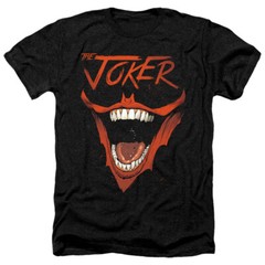 THE JOKER BAT LAUGH Licensed Adult Men’s Heather Tee Shirt SM-3XL