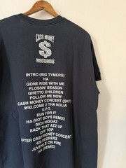 VTG Juvenile 400 Degreez Rap Album Promo Cash Money Records Shirt Black Large