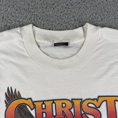 VTG Christ Has Set Us Free Shirt Mens Large St Paul Lutheran Church 90s Jesus