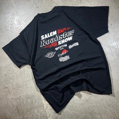 HotRod Salem Roadster Show T-Shirt Black double-sided flames XL