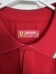 New with Tags Men’s Ferrari Polo Shirt Scuderia Shield Logo From Italy- Sz Large