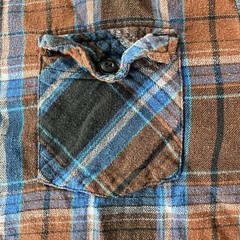 Elixir Long Sleeve Button Up Multicolor Plaid Collar Flannel XL