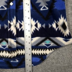 Rockmount Ranchwear Shirt Medium Men Western Blue Southwest Aztec USA Pearl Snap
