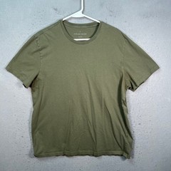 Everlane Uniform Mens Size XL Olive Green Organic Cotton T-Shirt