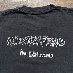 Vintage Early 90s Mens XL Alien Sex Fiend “Im Not Mad” DBL Sided Faded Worn Tee