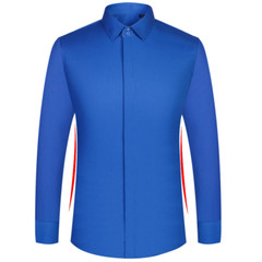 Mens Long Sleeves Shirts French Cuff Business Work Formal Dress Multicolor Shirt