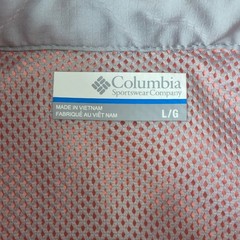 Columbia PFG Bahama II LS Fishing Shirt Mens Large Coral Pink Vented Ripstop