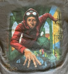 Rare Official Marvel Spider-Man Miles Morales 2018 Movie Promo Shirt Sz L