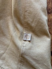 Lululemon Mens L Commission Long Sleeve Button Down Shirt Enzyme Dye Filbert Tan
