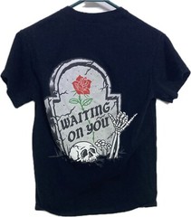 Retrofit T-shirt “Waiting On You” Hang Loose Skull Surf Hawaii Tee Size Small