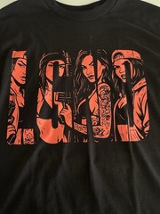 LGND Supply Co Mens Black Graphic Casual Tee