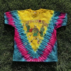 Vintage 2000 Grateful Dead Lithuania Olympics T Shirt Live Free Or Dir Size L