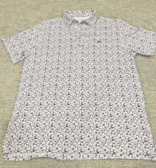 Texas Standard Polo AOP Shirt Mens XL Maroon Traditions Performance Texas A&M