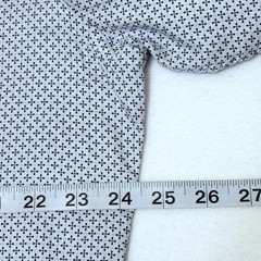 PETER MILLAR Blue Flashback Pattern Long Sleeve Dress Shirt Men’s LARGE L