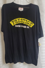 Vintage Prestige Records Inc Size Men’s LG Black Tee Brand New with tags