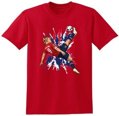 Erling Haaland Spray Paint Norway Shirt T-Shirt Adult 4XL