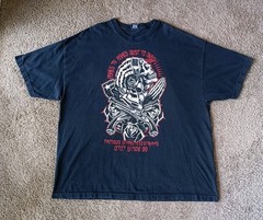 Famous Stars & Straps T-Shirt Men’s Size 3XL Vintage Skull Graphic Black Shirt