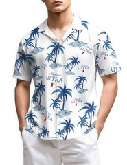 Beer Lover Hawaiian Shirt Tropical Floral Summer Beach Party