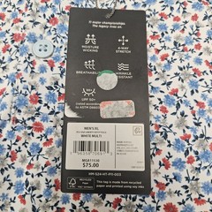 NWT Walter Hagen 11 Polo Mens XL Floral White Multi Golf Shirt Stretch UPF 50+